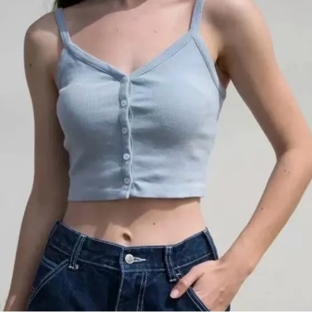 Light Blue Brandy Melville Zelly Tank